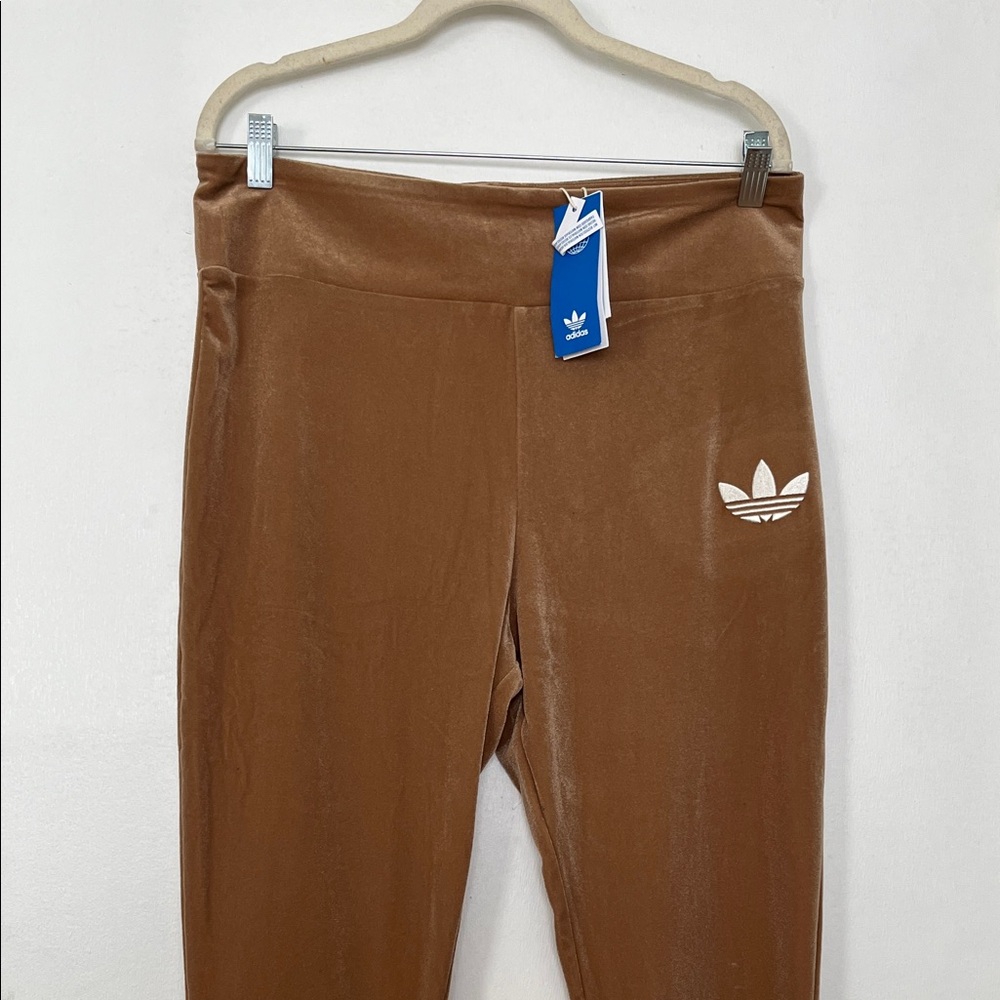 Adidas Women’s Velour Tan Leggings